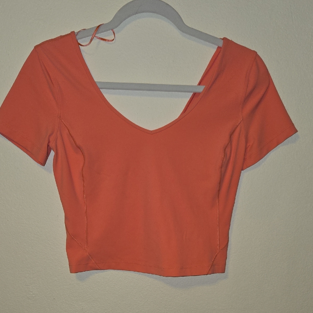 Lululemon Align™ T-Shirt Raspberry Cream Size 6 - Picture 3 of 6